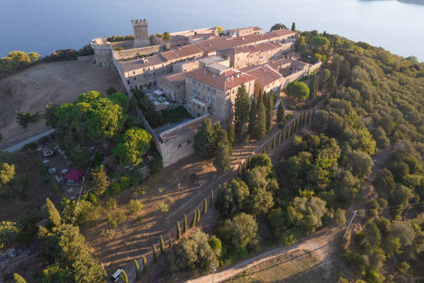 Veduta di Populonia, frazione di Piombino